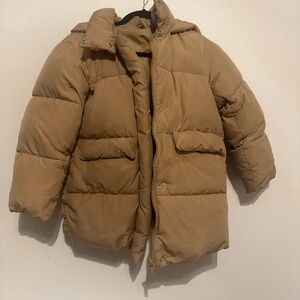 Zara Kids Brown Puffer Jacket